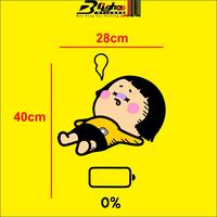 Gambar BLIGHOO - Cutting Sticker LINE MiM 40cm Stiker Pintu Mobil Emoji Lucu Keren Awet Berkualitas dari Blighoo Sticker undefined 2 Tokopedia