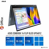 Gambar LAPTOP ASUS ZENBOOK 14 FLIP OLED UP5401Z Core i7 Gen 12 Ram 16 GB SSD 1 TB Layar 14 Inch Touchscreen 3K OLED dari GUDANGLAPTOPBATAMBTH undefined 1 Tokopedia