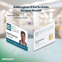 Gambar Kartu ID Card CR80 Stiker Noco PVC Adhesive Card CR-80 Sticker PN Part Number 82267 isi 500 pcs dari Codeshop Indonesia undefined 3 Tokopedia