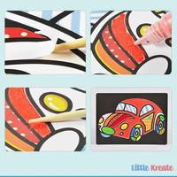 Gambar Diy Sand Painting Set / Mewarnai Pasir Prakarya Mainan Edukasi Sticker - Animal, Packing Plastik dari rizkystore993 undefined 2 Tokopedia