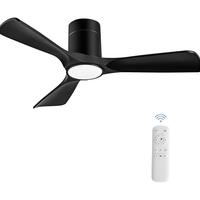 Gambar Diskon 42 Inch Flush Mount Ceiling Fans With Lights Modern Low Profile Ceiling Fan With Light And Remote Control Reversible Noi dari Mantep Store undefined 1 Tokopedia