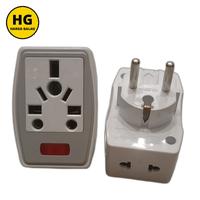 Gambar steker SNI Indonesia bulat 3in1 + fuse 13A  led T multi universal 3 lubang  serbaguna dari Harga Galau undefined 1 Tokopedia