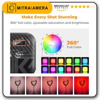 Gambar K&F KNF Concept RGB Video Light Full Color Portable Light With Magnet & Effect - Hitam dari Mitrakamera Jogja undefined 2 Tokopedia