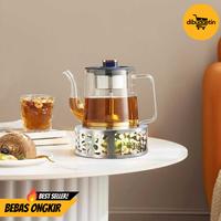 Gambar Tatakan Pemanas Teh Lilin Stainless Steel Candle Tea Warmer - MUKAY M-15 - Hitam dari DiBudgetin undefined 1 Tokopedia