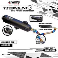 Gambar KNALPOT STANDAR RACING SHIJIRO TYPE T3 TITANIUM FOR AEROX,N - MAX,VARIO,BEAT,PCX,ADV - 45mm/Plus Cover, Beat/Scoopy Fi dari Shijiro Kenochi Kanemoto 2 undefined 1 Tokopedia