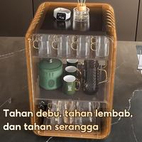 Gambar TERBARU Lemari Penyimpanan Makanan Multifungsi TUDUNG SAJI RAK MAKANAN BAHAN AKRILIK PREMIUM 3/4/5 Susun Penutup Sayur Tahan Debu - Putih 3 Susun dari SNDTECH undefined 5 Tokopedia