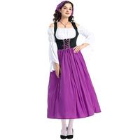 Gambar jojokids / W-240133 / germany bavarian octoberfest women adult costume halloween | kostum jerman wanita dewasa midi dress - Biru, S dari Jojokids undefined 5 Tokopedia