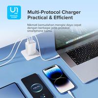 Gambar U1me. Power GaN Kepala Charger Adaptor Fast Charging PD 65W 3 Port Multi-Protocol Samsung, Xiaomi, Vivo, Oppo, Huawei, iPhone dari U1me. Indonesia undefined 4 Tokopedia