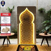 Gambar Hiasan Mushola/Hiasan Tempat Shalat/Arah Kiblat/Mihrab/Partisi Mushola Original - Model 1, Tinggi 155cm dari apa ajaaaa@ undefined 3 Tokopedia