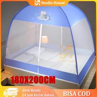Gambar [COD] KELAMBU / KELAMBU ANTI NYAMUK 180X200/180X200 TEBAL JUMBO / KELAMBU KAMAR TIDUR MODERN MEWAH / KELAMBU LIPAT DEWASA /JUMBO / KELAMBU TENDA / KELAMBU TENDA LIPAT/HARGA KLAMBU180X200 - 1.8m dari RezekiNomplok5 undefined 4 Tokopedia