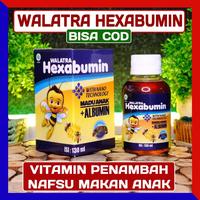 Gambar NEW Vitamin Penambah Nafsu Makan Anak Suplemen Herbal WALATRA HEXABUMIN Madu Penambah Nafsu Makan - Obat Penggemuk Badan Anak, Obat Anak Susah Makan, Madu Penggemuk Badan, Suplemen Penambah Nafsu Makan Anak Usia 1 2 3 4 hingga 12 tahun - GARANSI UANG dari Qeen Snck undefined 1 Tokopedia