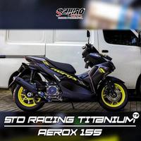 Gambar KNALPOT STANDAR RACING SHIJIRO TYPE T3 TITANIUM FOR AEROX,N - MAX,VARIO,BEAT,PCX,ADV - 45mm/Plus Cover, Beat/Scoopy Fi dari Shijiro Kenochi Kanemoto 2 undefined 4 Tokopedia