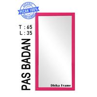 Gambar MIRROR UK 65X35 FULL BINGKAI#KACA CERMIN#CERMIN MURAH#DEKORASI RUMAH#CERMIN MINIMALIS#CERMIN DINGDING#DEVANKAFRAME /AKSESORIS/CERMIN RIAS/MAKUP/KECANTIKAN/MURAH/WANITA/G - Putih dari RezekiNomplok5 undefined 2 Tokopedia