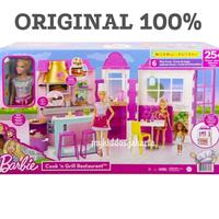 Gambar Barbie Cook 'n Grill Restaurant Playset / 30+ pieces [Original] dari mykiddos.jakarta undefined 1 Tokopedia