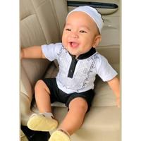 Gambar Terlaris PREMIUM 100% cotton KOKO Baju Koko Muslim Peci Bayi Cowok Anak Laki Keren Lebaran Aqiqah Murah Bestseller FAHRI / BLACK PANTHER / KOKO mario / BEARD AZIZ ZAYN ezra Ready - beard navy dari Simply Dreams Store undefined 4 Tokopedia