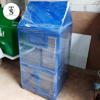 Gambar Tempat sampah botol bekas daur ulang plastik CAT Powder Coating dari TAWASALUL STAINLESS undefined 4 Tokopedia