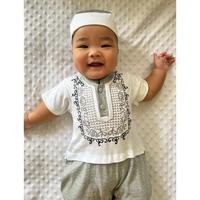Gambar Terlaris PREMIUM 100% cotton KOKO Baju Koko Muslim Peci Bayi Cowok Anak Laki Keren Lebaran Aqiqah Murah Bestseller FAHRI / BLACK PANTHER / KOKO mario / BEARD AZIZ ZAYN ezra Ready - beard navy dari Simply Dreams Store undefined 2 Tokopedia