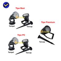 Gambar Lampu Sorot Taman LED 3W 5W 7W 12W Waterproof Outdoor Halaman 3/5/7/12 Watt MR16 - Tempel PC, 5W Warm White dari Qanasia undefined 3 Tokopedia