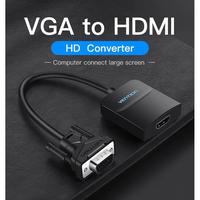 Gambar Vention Adaptor Converter VGA to HDMI w/ Audio Micro USB Power ACE ACN - ACN dari Vention Authorized Medan undefined 4 Tokopedia