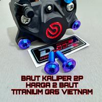 Gambar BAUT KALIPER 2P BREMBO KTC ACCOSSATO TITANIUM GR5 original VIETNAM - BLUE PURPLE dari DJRRACING undefined 1 Tokopedia