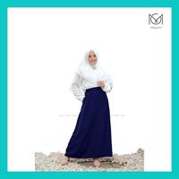 Gambar mlk_ fiuri official- rok ani s - 9xl rok kain navy panjang model a - a-line skrit - rok kerja perawat maba mahasiswa baru muslimah syari murah promo diskon - rok dinas - rok putih cokelat coklat abu abu hitam besar jumbo big size - fashion wanita - NAVY, S dari MalikaAnita90 undefined 2 Tokopedia