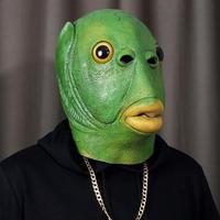Gambar Kepala Ikan Hijau dari Latex, Topeng TikTok Hot Cosplay Lucu untuk Kostum Pesta Halloween - topi+kalung dari Berkah Mainan05 undefined 3 Tokopedia