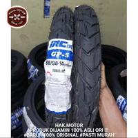 Gambar ( DIJAMIN ASLI TERBARU ) BAN IRC GP5 GP-5 RING 14 TUBLES MATIC ( 70/90-14 ) ( 80/90-14 ) ( 90/90-14 ) ( 100/80-14 ) Dual Purpose Motor matic SEMI TRAIL tubeless . DIJAMIN ASLI 100% ORIGINAL & BARU !!! FREE PENTIL !!! dari Mulia Motor 1 undefined 2 Tokopedia