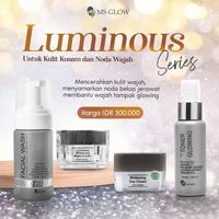 Gambar READY STOK COD TERLARIS!!! - MS GLOW PAKET WHITENING GLOWING LUMINOUS SERIES - MS GLOW 1 PAKET LENGKAP LUMINOUS - MENYAMARKAN NODA BEKAS JERAWAT - SKINCARE PENCERAH WAJAH TERLARIS - SKINCARE WANITA COCOK SEMUA JENIS KULIT - MS GLOW CIKARANG - Paket Luminous dari Tikd store undefined 1 Tokopedia