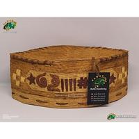 Gambar Peci Kulit Kayu (Motif Rajah Sulaiman) 100% Hand Made Best Quality - No. 1, 8cm dari GND CREW undefined 3 Tokopedia