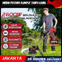 Gambar Mesin potong rumput 1090V/588V Mesin Pemotong Rumput mesin rumput baterai - 288V Merah dari Tool ACE undefined 1 Tokopedia