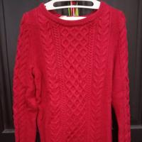 Gambar Preloved Sweater Rajut Kepang Merah merk GAP dari Maxine88Tokopedia undefined 1 Tokopedia