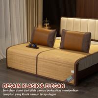 Gambar Tikar Lipat Bambu Alami Premium Alas Lantai Tidur Adem & Halus || Karpet Rotan Besar Tidak Panas Nyaman Di Kasur || X11 A1 - TIKAR POLOS , 180 X 200 CM  dari Comfort Homes88 undefined 3 Tokopedia