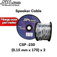 Gambar SPL Audio Kabel Speaker Kepang dalam Box CSP-230 harga per meter dari SPL Audio undefined 2 Tokopedia
