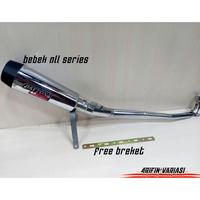 Gambar Knalpot Racing DAYTONA Knalpot Bobokan full sytem jupiter z supra 125 vega r vega zr dll - Blit R dari sparepartmotory undefined 2 Tokopedia