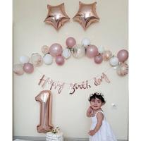 Gambar [Paket] Dekorasi Ulang Tahun Anak Chain Simple Star Latin Hiasan Minimalis Aesthetic Elegan Premium Terbaru dari buyutstorea undefined 1 Tokopedia