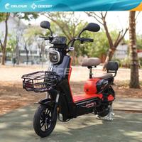 Gambar Sepeda Listrik Electric Bike Tomax X5 Lampu LED dan RGB Garansi Original - CYAN YELLOW dari celciusodessy.bike undefined 1 Tokopedia