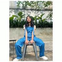 Gambar PROMO CUCI GUDANG NEW VARIAN JUMPSUIT RETRO OVERALL WANITA DEWASA BAJU KODOK CELANA PANJANG HIGHWAIST - Hitam, S dari SINARGALLERY undefined 3 Tokopedia