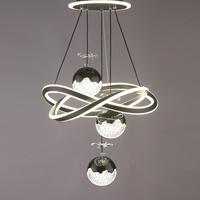 Gambar LAMPU HIAS GANTUNG RUANG TAMU 3 WARNA / LAMPU GANTUNG BOLA RING / LAMPU GANTUNG - GOLD dari kazbell undefined 3 Tokopedia