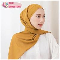 Gambar Pashmina Instant Tali Bahan Premium / Jilbab Grosir Murah / Pashmina Kaos PremiumWarna Lengkap [Rubi Shoestore] - Black,  Satu ukuran dari Rubi Shoestore undefined 5 Tokopedia