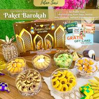 Gambar Parcel Kue Lebaran Intan Sari Paket Barokah Baru Diproduksi - EXP 2026 - Bingkisan Hari raya Paket Kue Kering Isi 6 Toples Nastar Kue Kacang Putri Salju Parsel Thr Kue Hari Raya dari YukanaShop undefined 1 Tokopedia