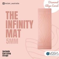 Gambar Best Seller YOGA DESIGN LAB Infinity Yoga Mat 5.5mm FREE STRAP - DiamondCoral dari Tiyoo22 undefined 2 Tokopedia