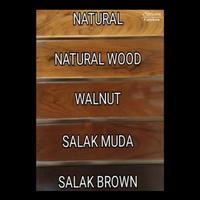 Gambar Meja tamu minimalis kayu jati, meja tamu bulat kayu jati kombinasi rotan - Belum finishing dari Soluna Furniture undefined 3 Tokopedia