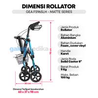 Gambar Rollator GEA FS965LH / FS 965 LH Alat Bantu Jalan dengan Roda dari Galeri Medika undefined 4 Tokopedia