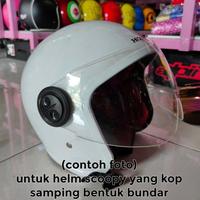 Gambar TERLARIS Kaca Helm Scoopy Lubang Kecil Baut Ring Visor Akrilik READY dari OUTLET MOTOTECH undefined 5 Tokopedia