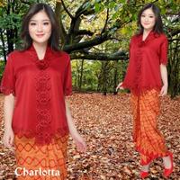Gambar Atasan Kebaya Encim Modern Katun Laser Import - Aksara - Gold, XL dari Aksara Kencana undefined 5 Tokopedia