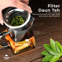 Gambar Teko Teh Kaca Tahan Panas Api Transparan Dengan Saringan Infuser Teapot 350ml / 500ml / 750ml - One Two Cups - 750ml dari Halcyon Houseware undefined 2 Tokopedia
