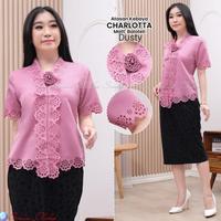 Gambar Atasan Kebaya Encim Modern Katun Laser Import - Aksara - Gold, XL dari Aksara Kencana undefined 2 Tokopedia