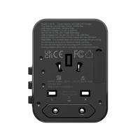 Gambar Travel Adapter Universal V-GeN VUA-01 GaN 25Watt SNI Certified Super Fast Charging EU, UK, AU, US (1 USB A, 2 Type C) dari V-GeN Indonesia Official Store undefined 4 Tokopedia
