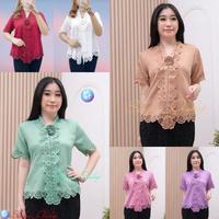 Gambar Atasan Kebaya Encim Modern Katun Laser Import - Aksara - Gold, XL dari Aksara Kencana undefined 1 Tokopedia