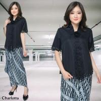 Gambar Atasan Kebaya Encim Modern Katun Laser Import - Aksara - Gold, XL dari Aksara Kencana undefined 4 Tokopedia